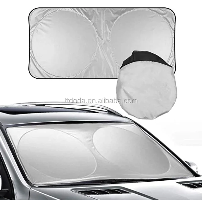 Polyester(170T/190T) printed car windscreen sunshade wholesale