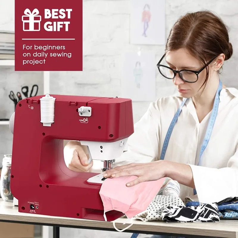 Stitching Machine  Professional Chain Stitch Dressmaker Domestic Sewing Machine