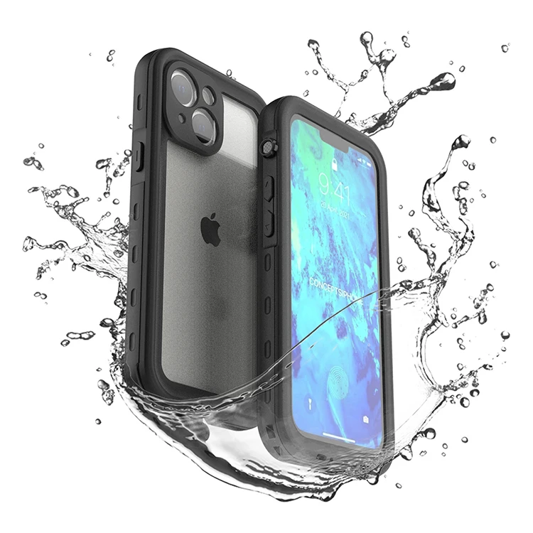 Shellbox patented products 13 mini shockproof waterproof dustproof snowproof phone case for iphone for swimming