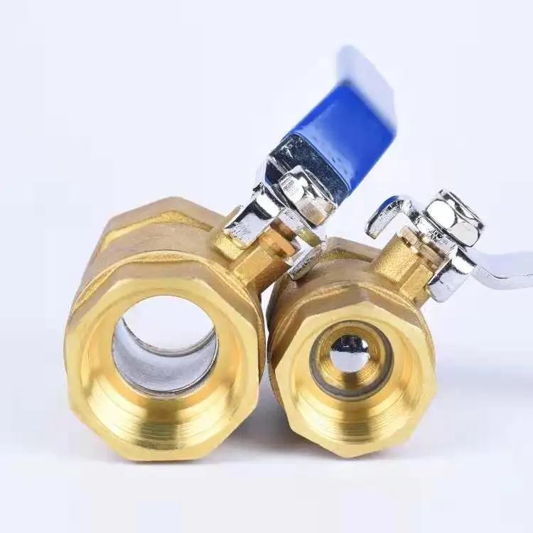 Латунные ручные ручки 2 шт NPT BSP прямые шаровые клапаны с