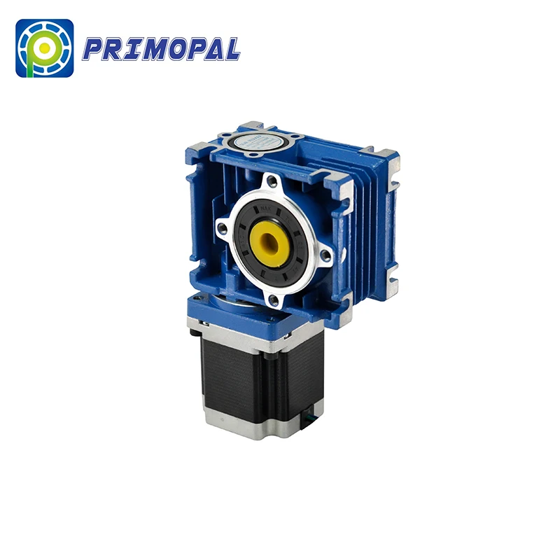 PrimoPal high torque 57*57mm 1.8 degree 2 phase hybrid geared nema 23 stepper motor gearbox