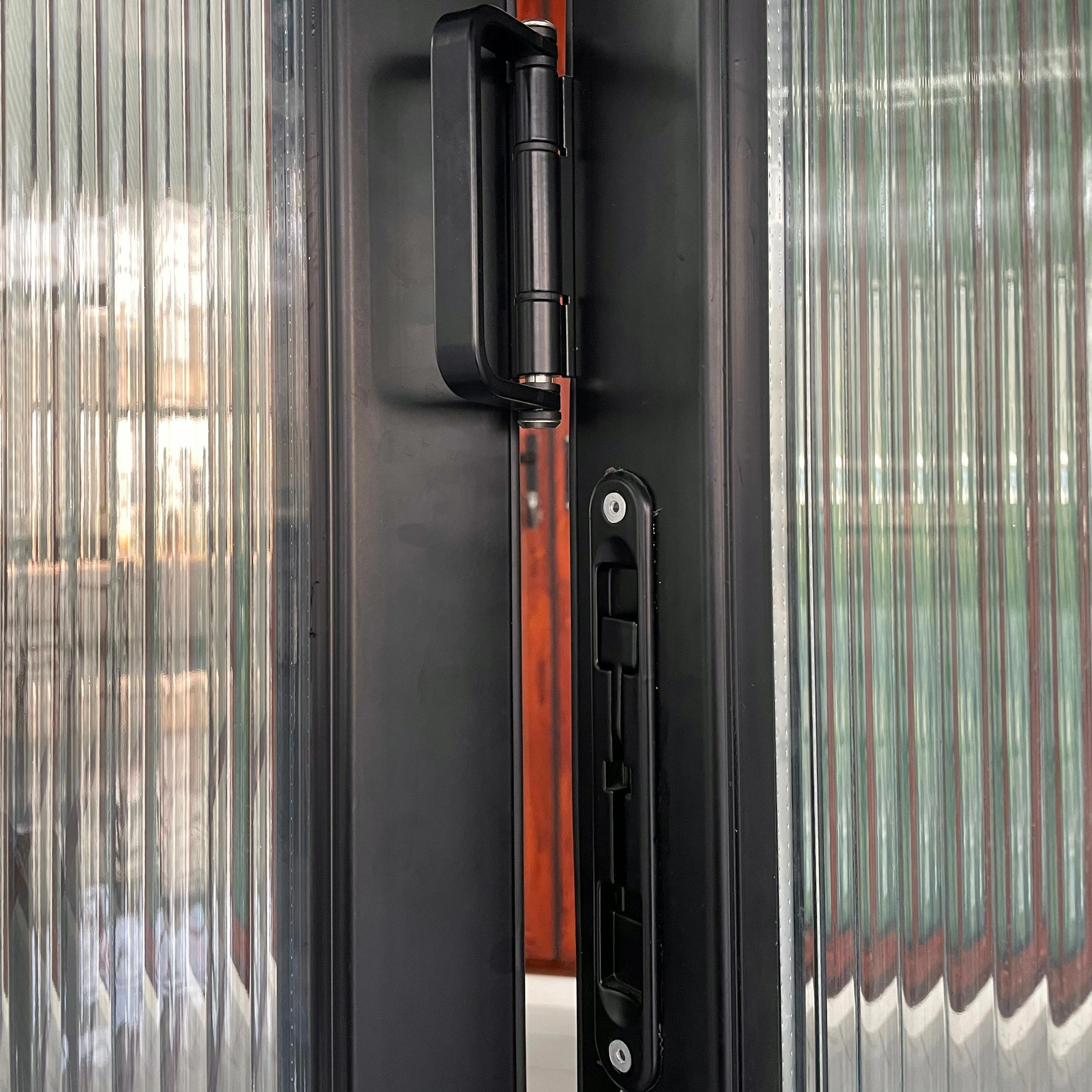 Internal Lockable Accordion Patio Doors Sliding Aluminum Double Glass Nordi Large Modern Bifold Folding Foldable Villa 5 Years