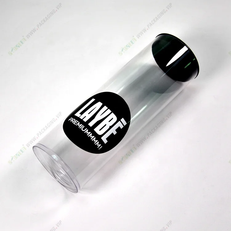 Luxury Watch Packaging Clear Plastic Hinged Custom Cylinder Boxes