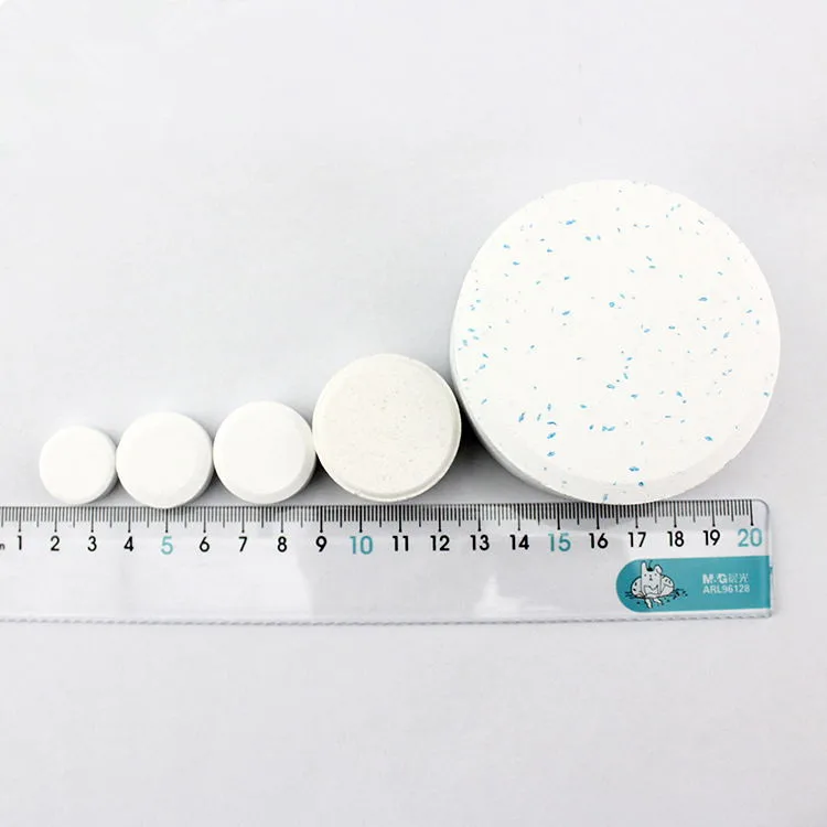 
Sodium Dichloroisocyanurate (SDIC) 60% 56% Tablets/Powder 