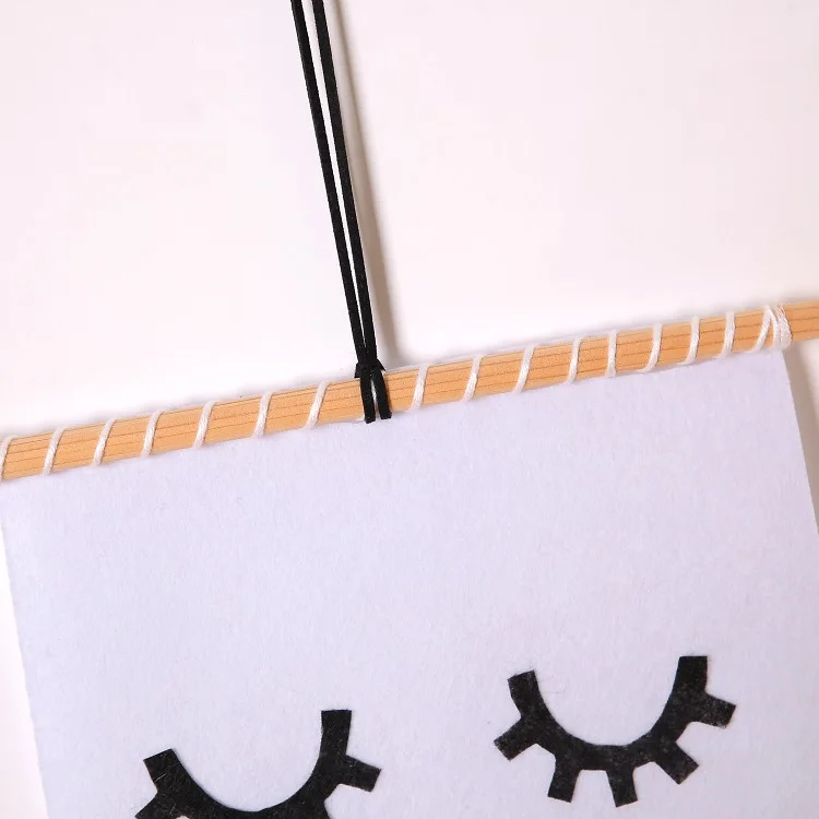 Cotton Knitted Kids Room Macrame Rainbow Wall Hanging Handmade Macrame Wall Hangings For Home Decor