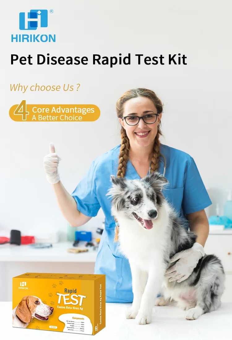 Hirikon Veterinary Approved Canine Rota Virus(RV) Diagnostic Test For Accurate Results