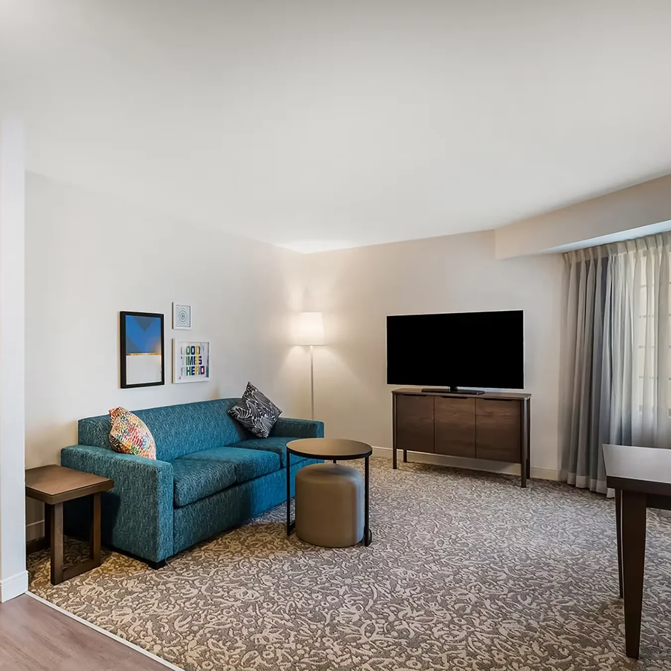 Sonesta ES Suites 5-Star Hotel Furniture Modern Bedroom Set Living Room Apartment Solid Wood MDF Panel