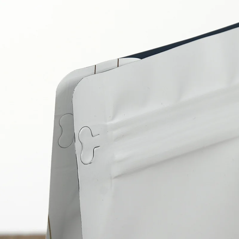 Custom Packing Pouch Biodegradable Craft Paper Roasted Nuts Whole Grain Rolled Oat Packaging Flat Bottom Coffee Bags