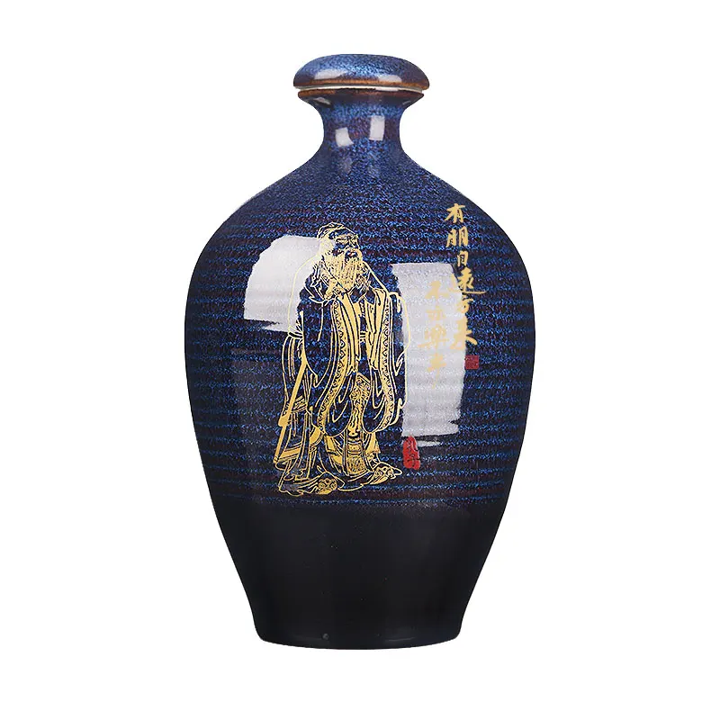 
Low Price Of High Alcohol Drink Liquor Ceramic Bottle Chinese Rice Wine 