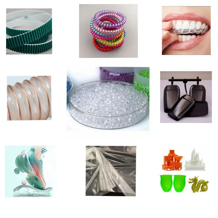 Thermoplastic polyurethane recycled reused ruduce tpu raw material entirely recyclable Tpu granules