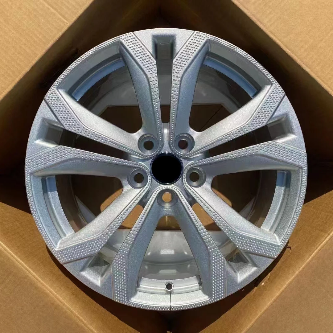 Bku racing passenger car wheels alloy forged rims 19 inch 5x114.3 wheels silver multi spokes for toyota alphard vellfire sienna