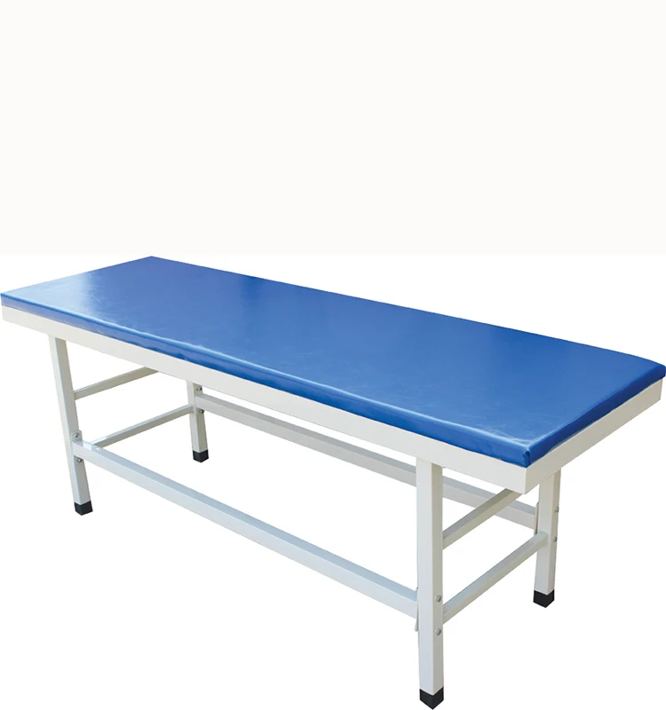 Good Features And Safety Comfortable Metal Blue Medical Examination Beds And Checking Bed For Hospital,Clinic,Patients