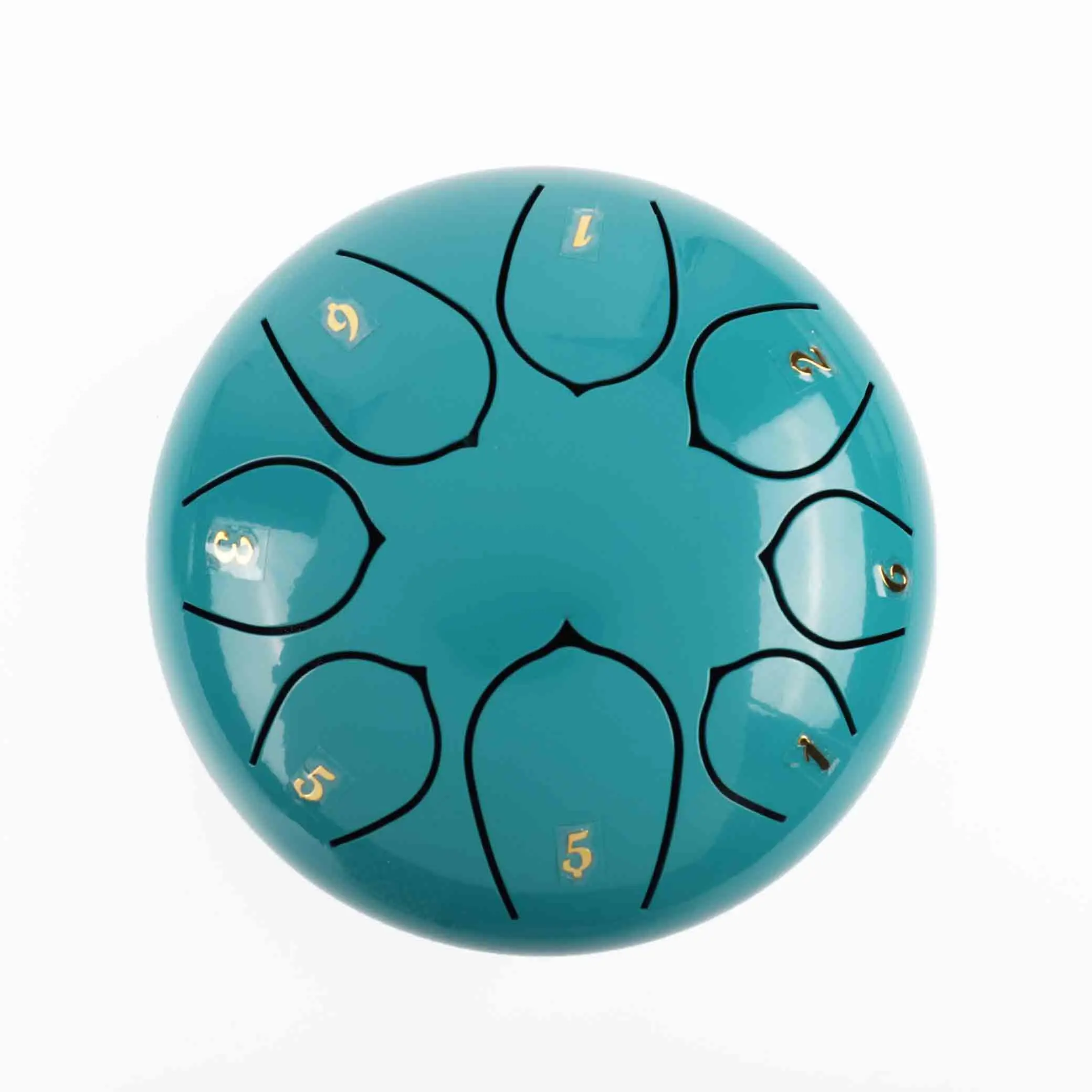 SUXINRU Supply high quality and low price lake blue 6 inches 8 tongues Tank Handpan  drum toy  Steel tongue drum