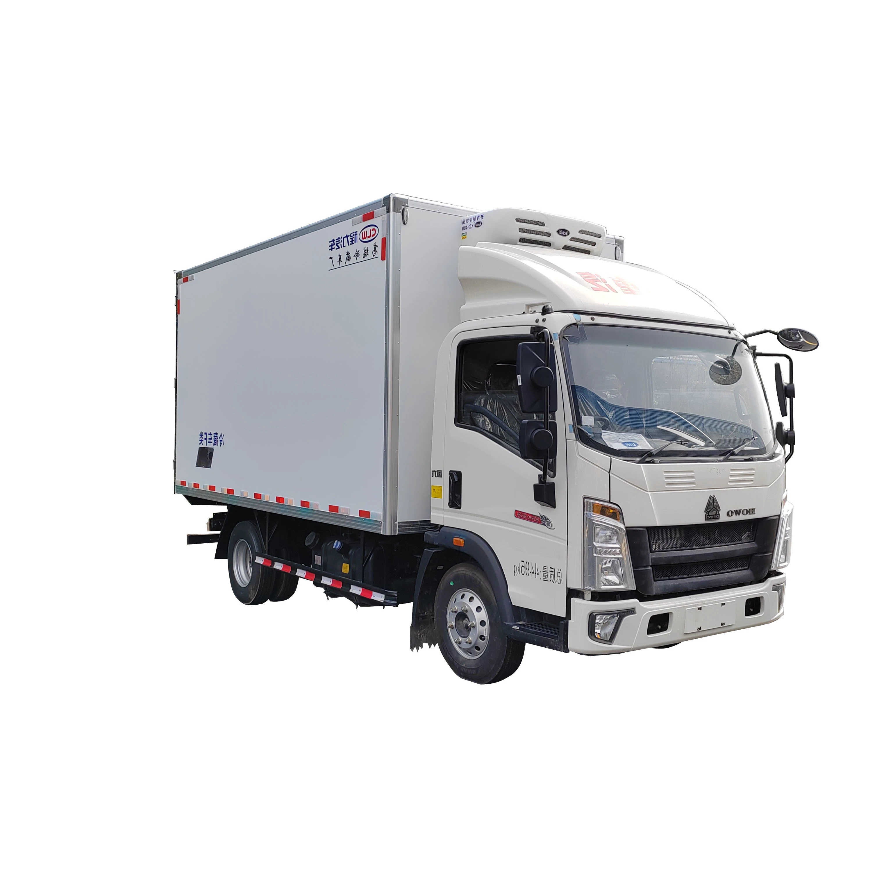 Factory Direct Supplier Heavy Duty Truck Haworth Reefer Truck High Insulation Effect Food Transportation Trucks