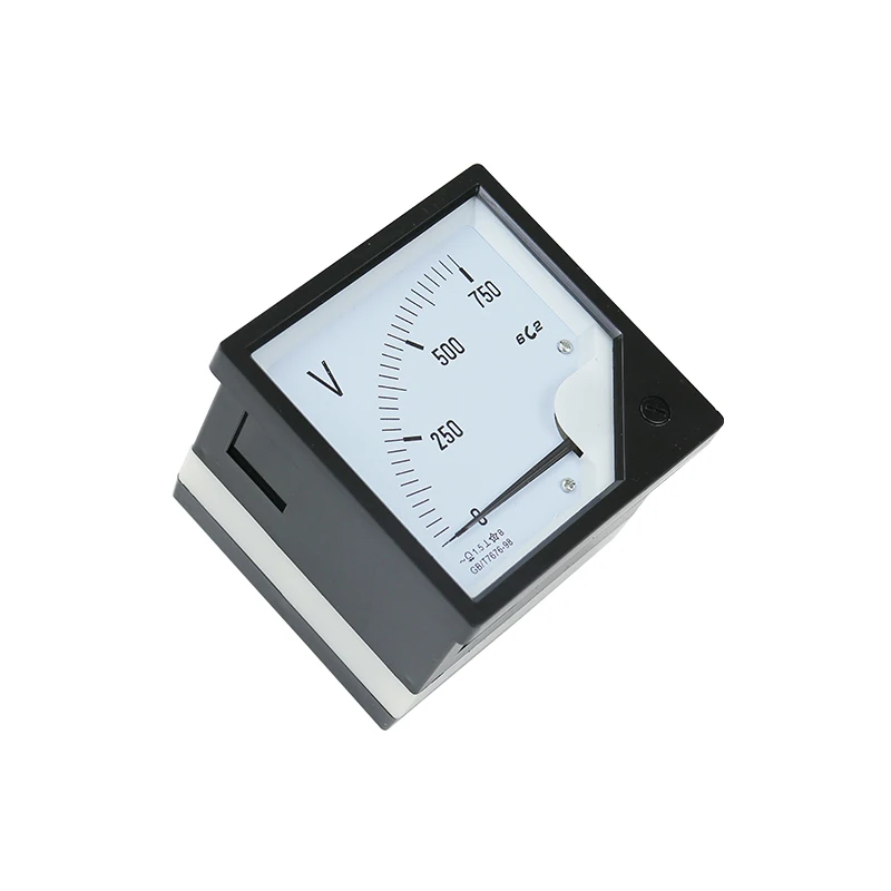 6C2 DC Volt Meter 5V 10V 15V 30V 75V 100V 150V 300V 500V 750V 1000V Panel Analog Voltmeter Voltage Meter Electric Meters