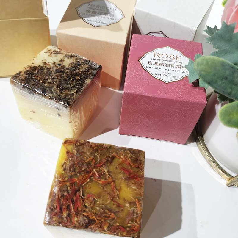 Поставщик собственной торговой марки, мыло ручной работы, веганское мыло, глицериновое мыло, сухое цветочное Лавандовое розовое органическое мыло для тела, мыло ручной работы