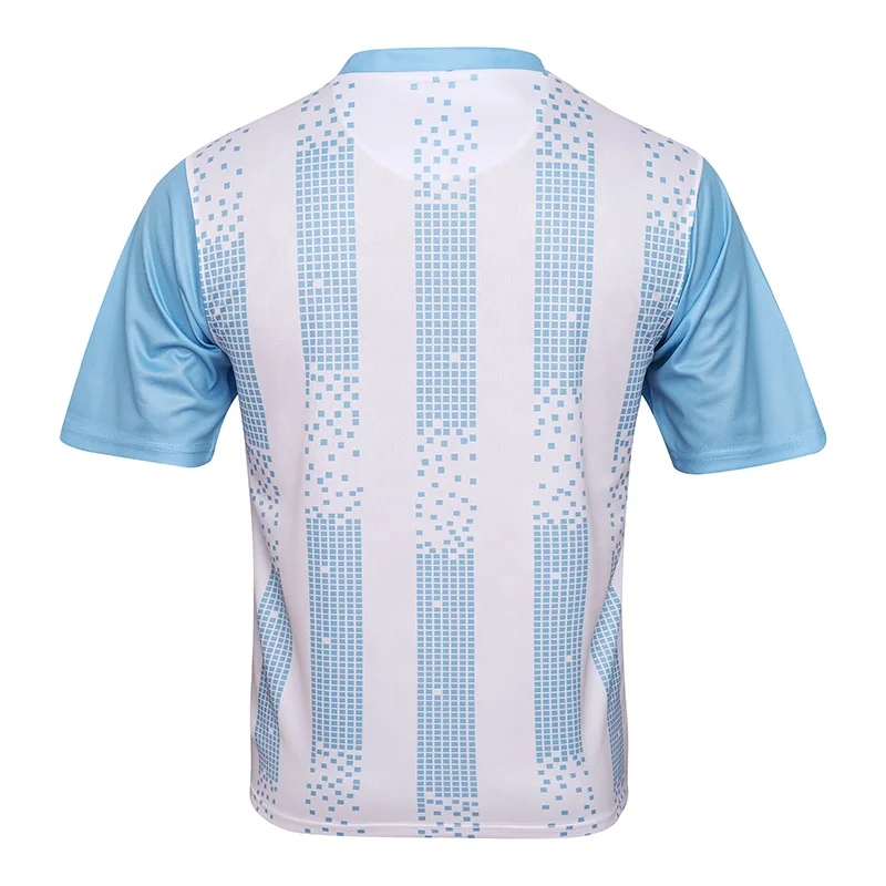 Exclusive design Argentina Soccer Jerseys Men Football Shirt Blue white stripes Tracksuit American Cup