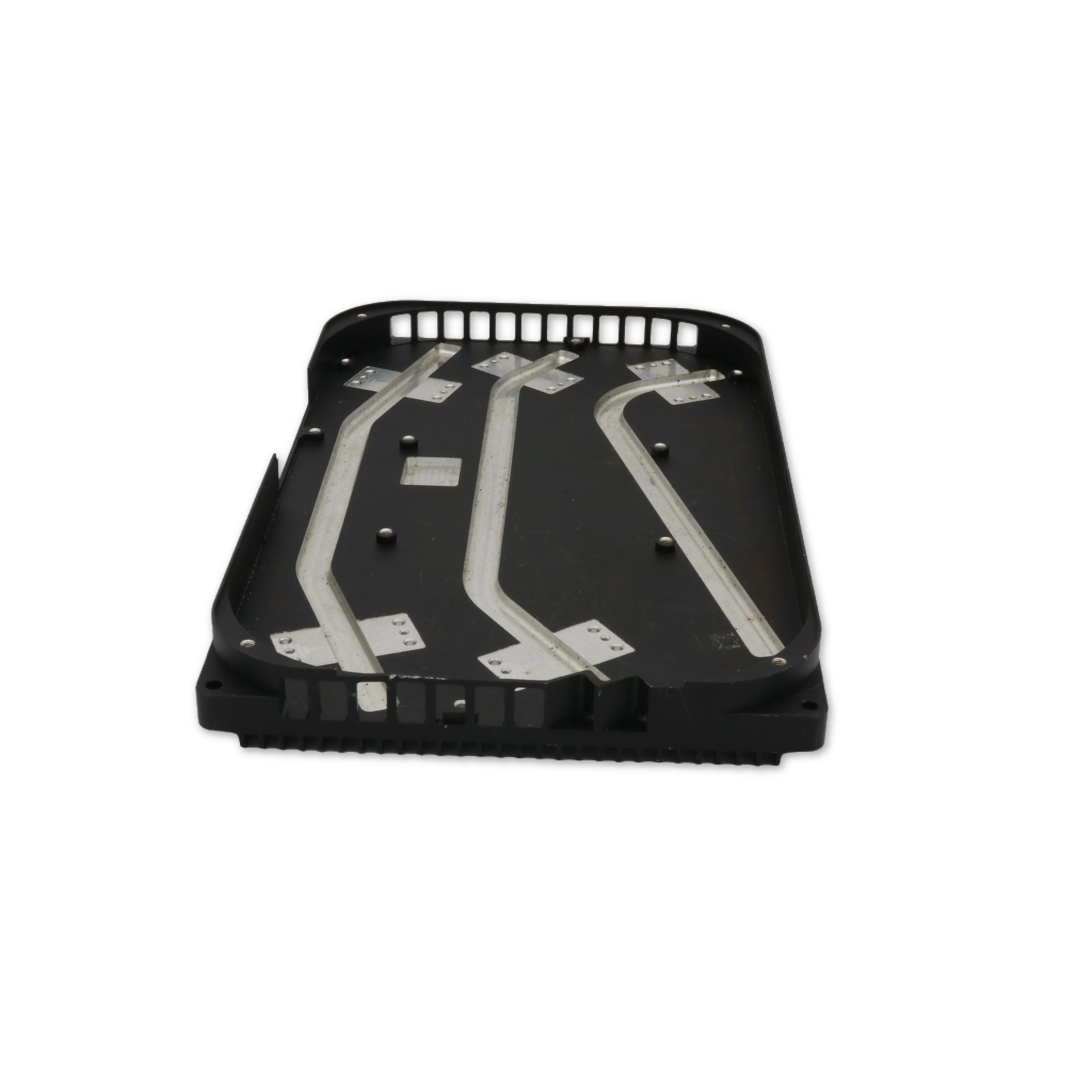 Custom CNC Machining Anodized PC Computer SSR 6061 7075 Aluminum Copper Flat Heatsink Cooling Heat Sink Radiator Panel