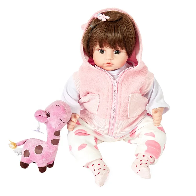 Wholesale 18 inch soft touch girl toy baby doll body soft silicone reborn Realistic baby dolls