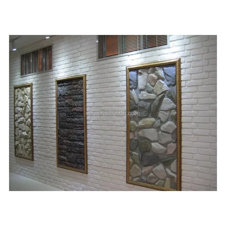 NEU 2024 Artificial Stone Pu Faux Stone Wall Panel Decorative Panels Pu Mushroom Stone