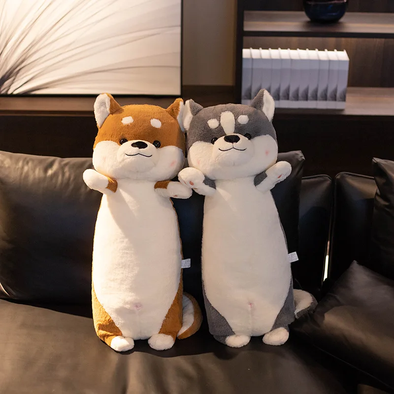 Kawaii cuddle stuffed animal shiba inu dog plush toy plush dog pillow unstuffed skin available