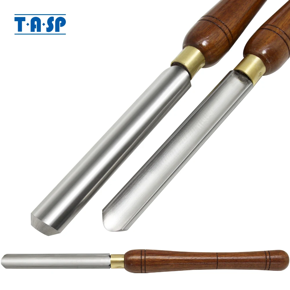 TASP Woodturning Tools 22 25mm Woodworking Turning Chisels HSS Blade Walnut Handle for Wood Lathe Roughing Spindle Gouge