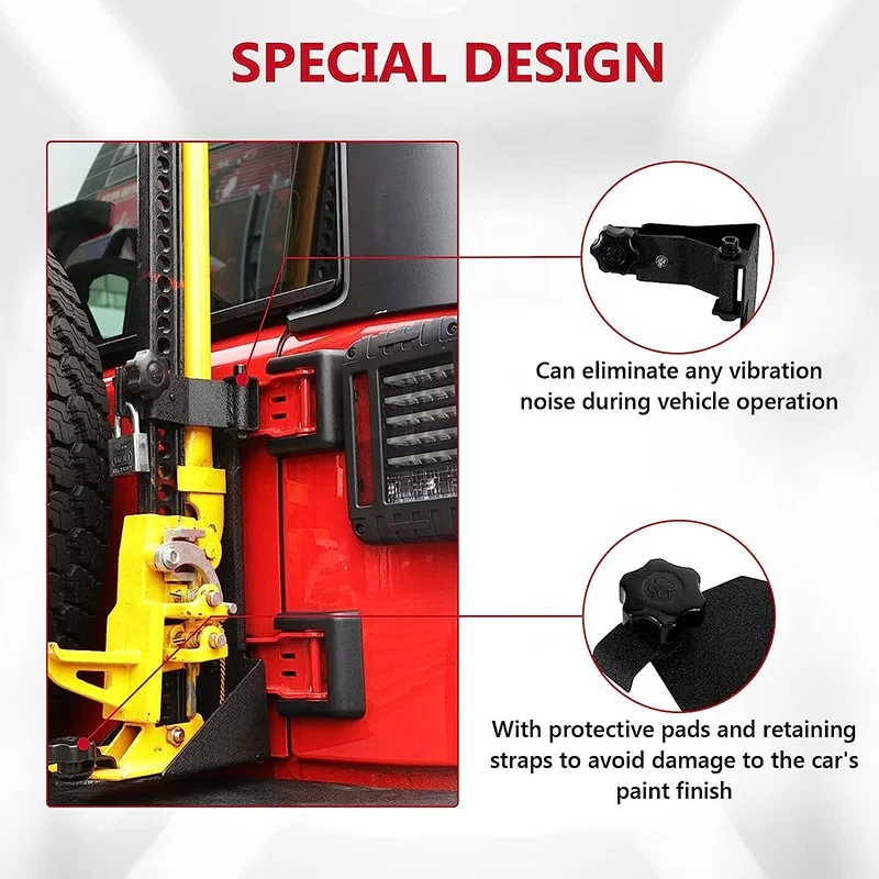 Аксессуары для Jeep Wrangler монтажный кронштейн с высоким подъемным домкратом JK