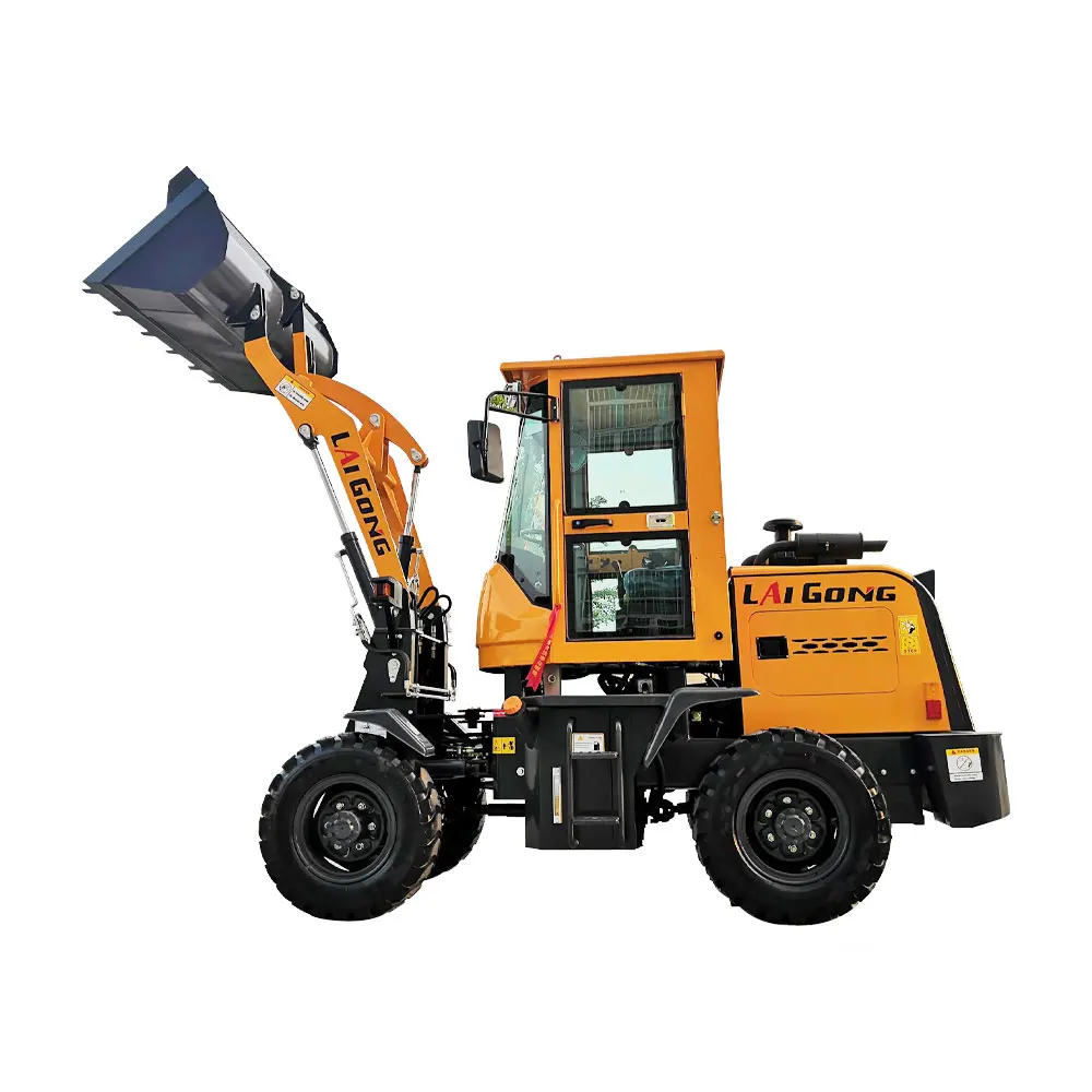 Laigong LG916 brand new efficient small tractor with loader and wheel 2 ton loaders by EAC certification, China loader experts