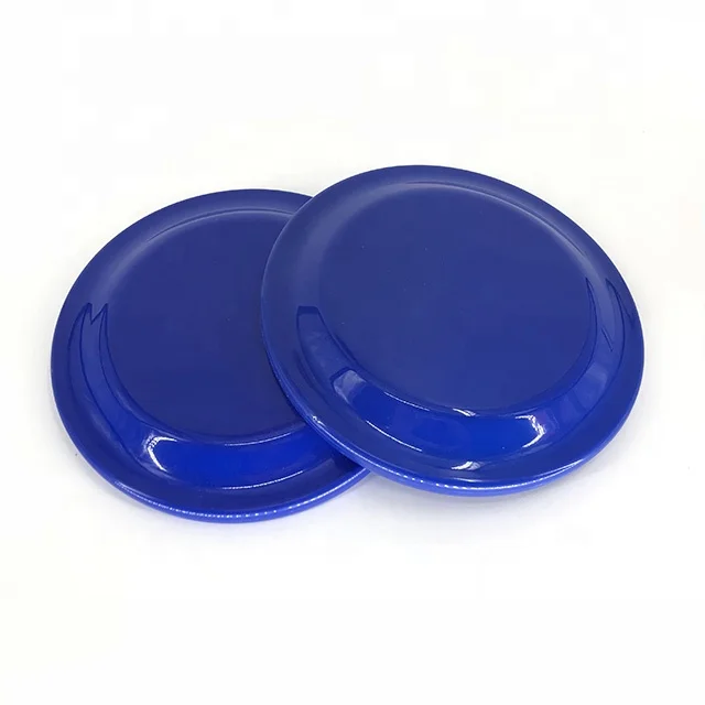 China Factory Wholesale Cheap Blank Blue 9 Inch 23 cm Plastic Mould Pet Toy Flying Disc For Sale