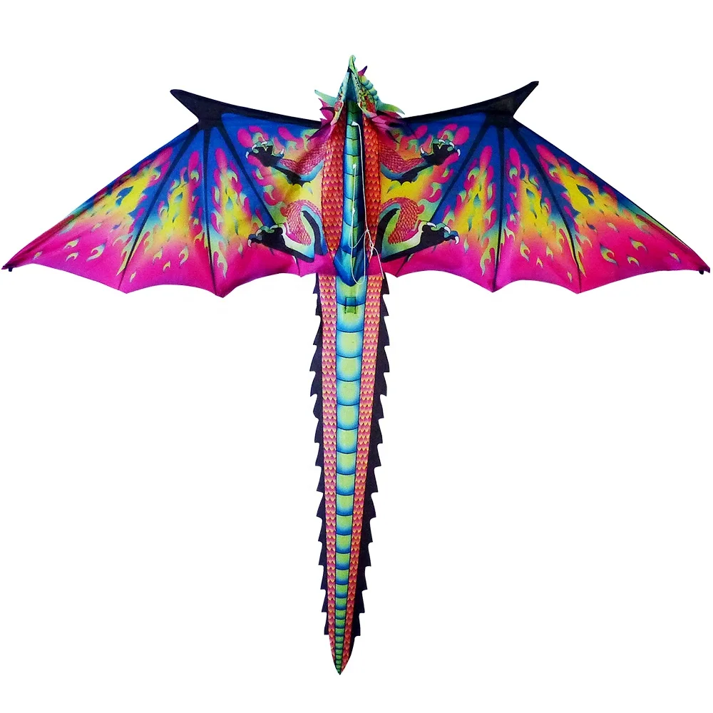 Hot Sale Custom Made 3D Dragon Flying Kite Easy to Fly for Children Fiberglass Frame and Fabric Material Perfect Gift