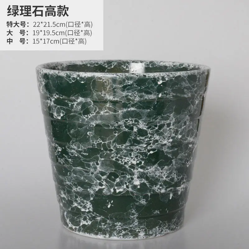 
European-style flowerpot ceramic landing balcony living room tabletop orchid pot custom Chinese manufacturers 