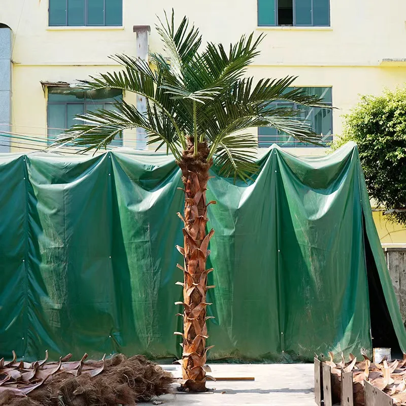 preserved coconut palm tree 3m coconut tree for outdoor high quality tall artificial palm trees
