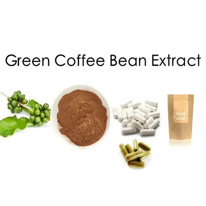 Popular Product Formula Private Brand Slimming Herb Supplement Green Coffee Bean Extract Capsules For Slimming