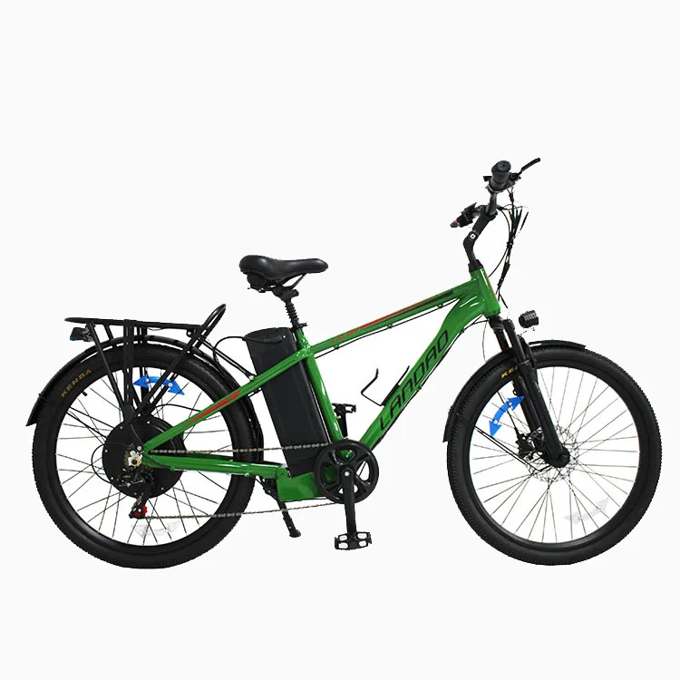 Электрический велосипед задний привод двигателя e ebike/двойной аккумулятор фаст-фуд пицца e-велосипед/полная шина грузовой для доставки