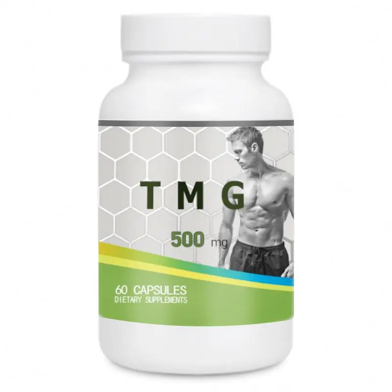 Натуральный бетаин безводный TMG (триметилглицин) 98% CAS 107-43-7 TMG 750 мг, 120 Капсулы