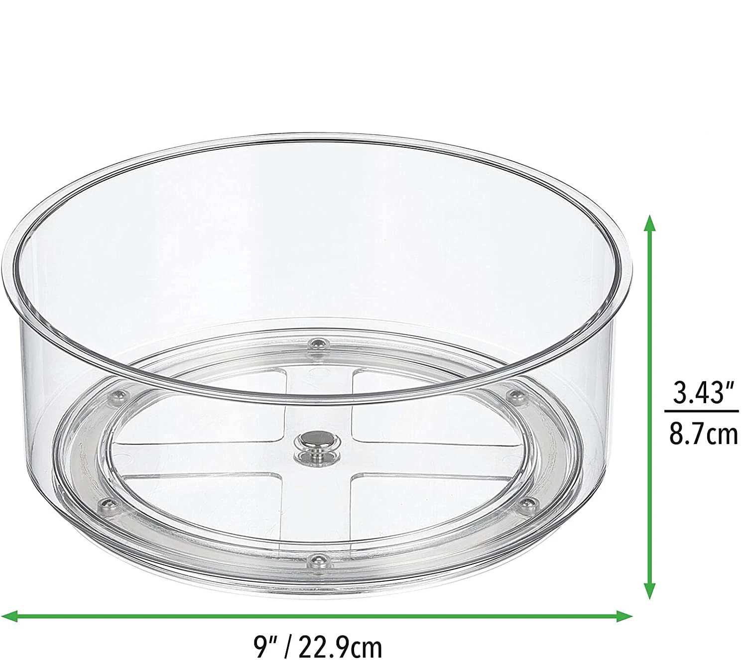 2022 New LayerKitchen Spice Multifunctional Rotating Storage Rack Bathroom Cosmetic Storage Tray Clear Lazy Susan