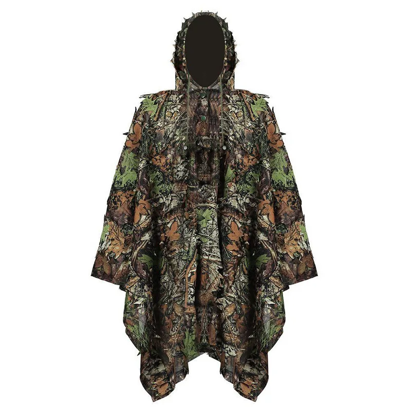 Outdoor activities camouflage leaf cloak tactical hunting 3D bionic camouflage suit