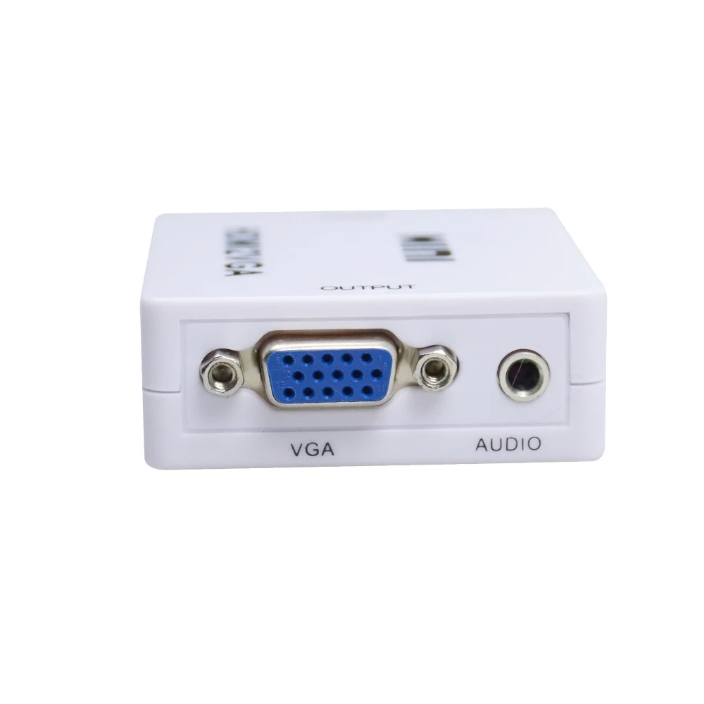 
SIPU HD 1080P MINI HDMI to VGA Converter With Audio HDMI2VGA Video Box Adapter For Xbox360 PC DVD PS3 