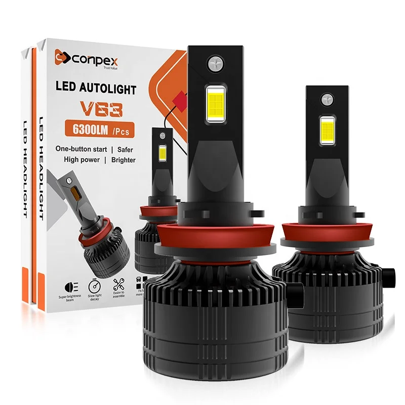 China Wholesale Auto Lighting System High Power IP68 H1 H3 H13 H16 880 9005 9012 65w Led Headlight For Car