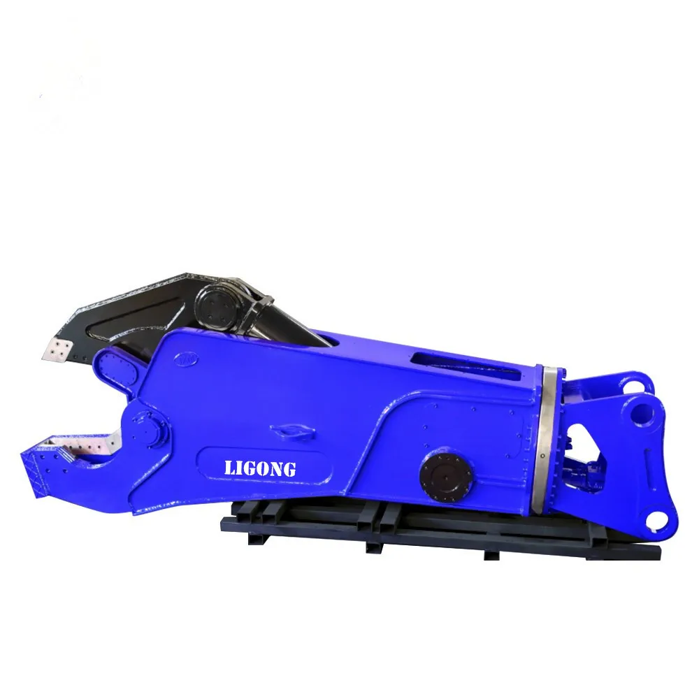 cutting concrete iron dh300 excavator used hydraulic shearing machine, demolition shear, hydraulic pulverizer