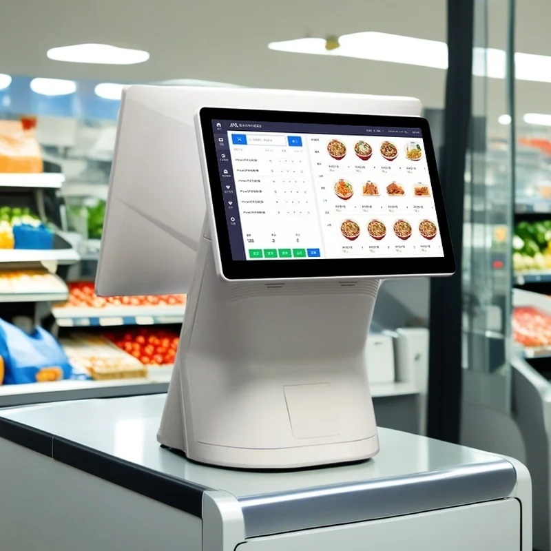 15.6' +11.6' Touch screen POS Machine with Built-in printer for retail Supermarkets and Restaurants