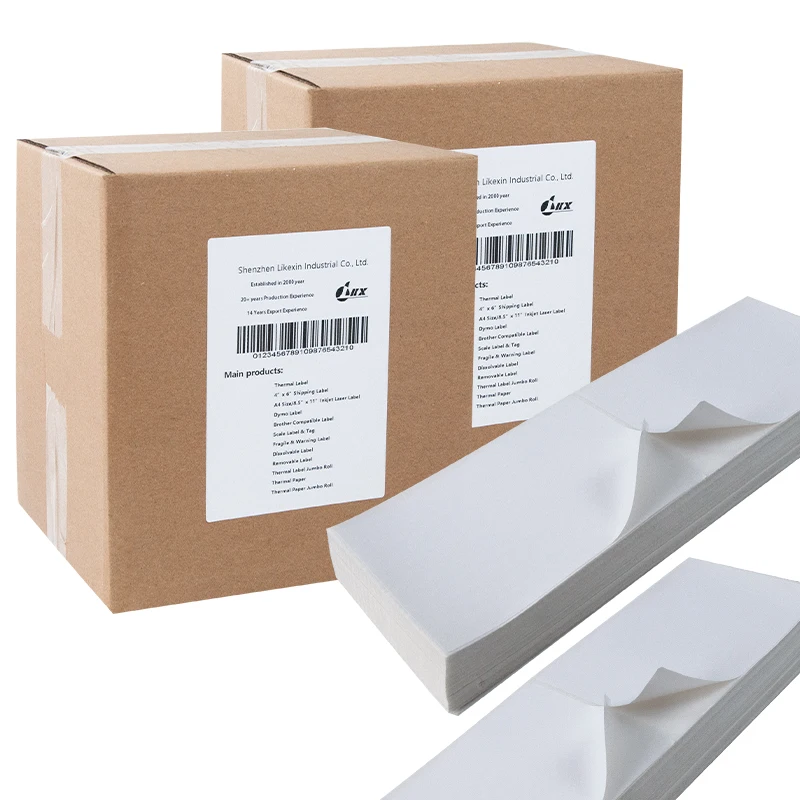 100x150 mm direct thermal label sticker 4x6 barcode blank permanent self adhesive labels for whisky shipping