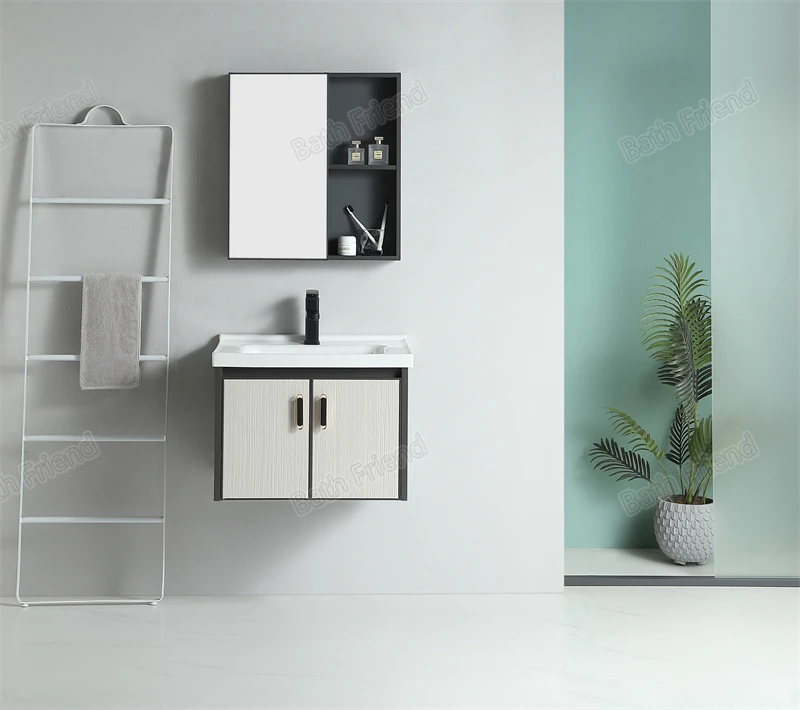 Factory Price Big Production Aluminium Vanity Lighted Mirror Makeup Cabinets Different Size Bathroom Cabinet