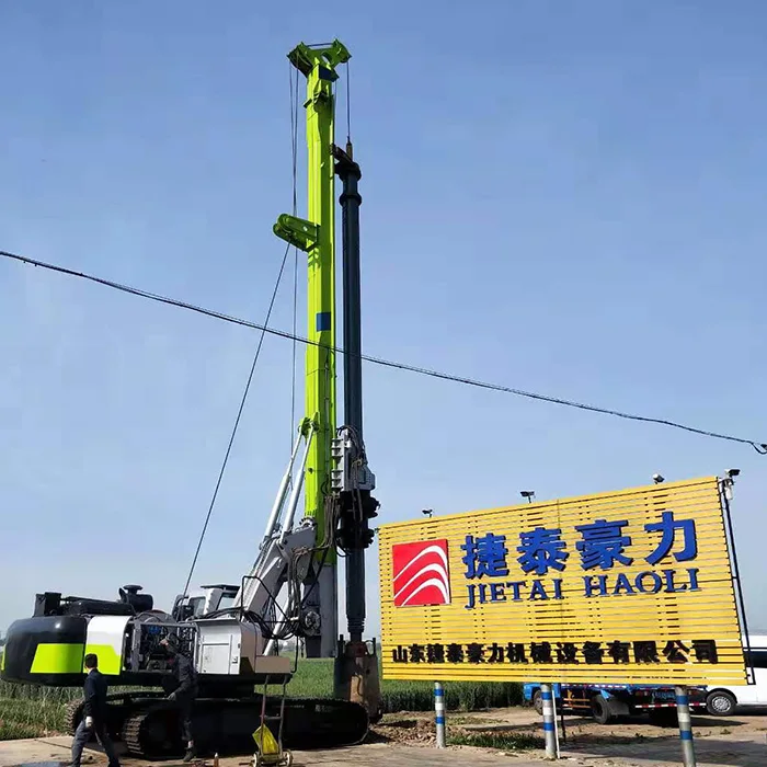 Very good quality used zoomlion hydraulic drilling rig rotary