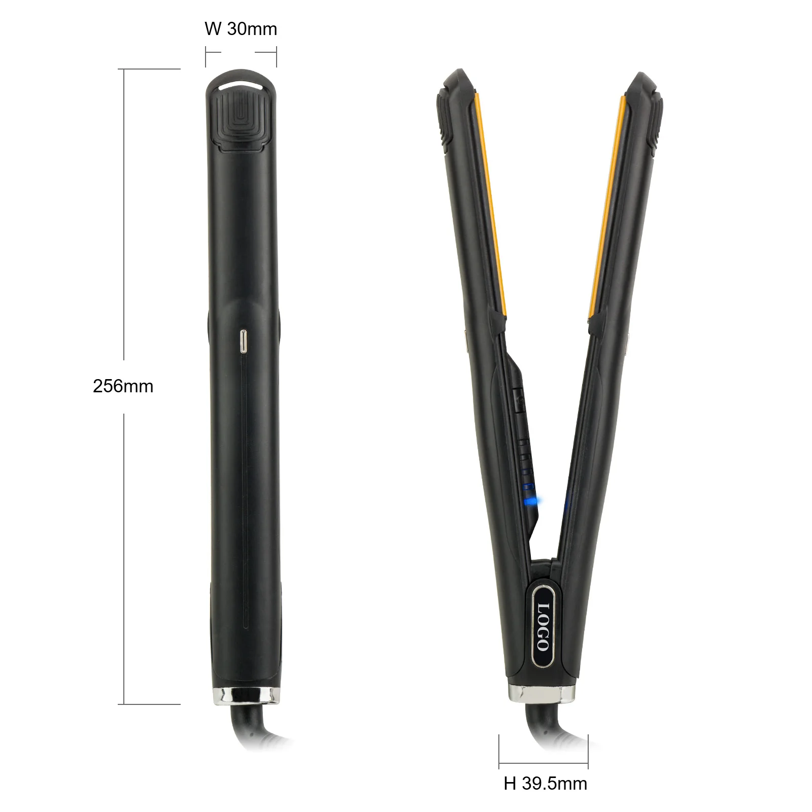 Amazon Hot Sell Hair Tool Hair Straightener Hot Selling Product Styling Tool Private Label Hair Crimper Ceramic Flat Iron LED