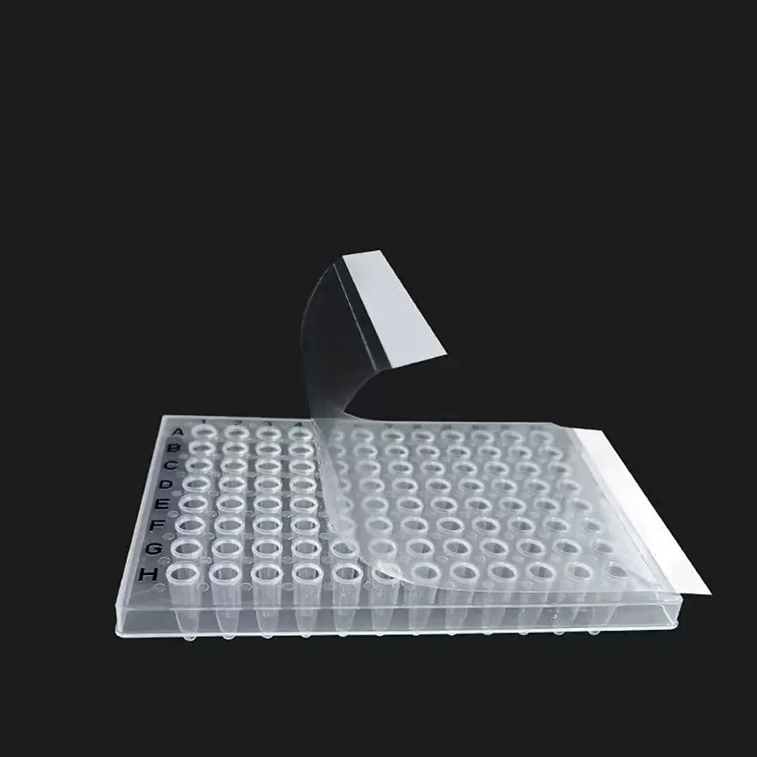 Transparent DNA RNA Diagnostic 96 Deep Well Microplate PCR Plate Sealing Film