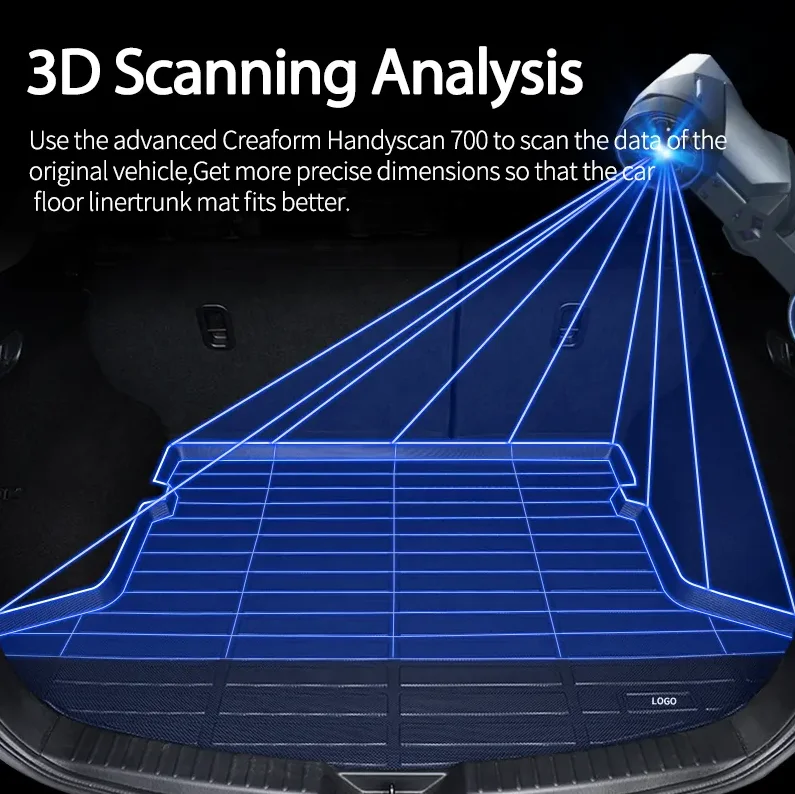 High Quality Auto Interior Accessories Car Trunk Mat for hyundai tucson 2023 Tpe Car Mats Car Waterproof Rear Trunk Mat