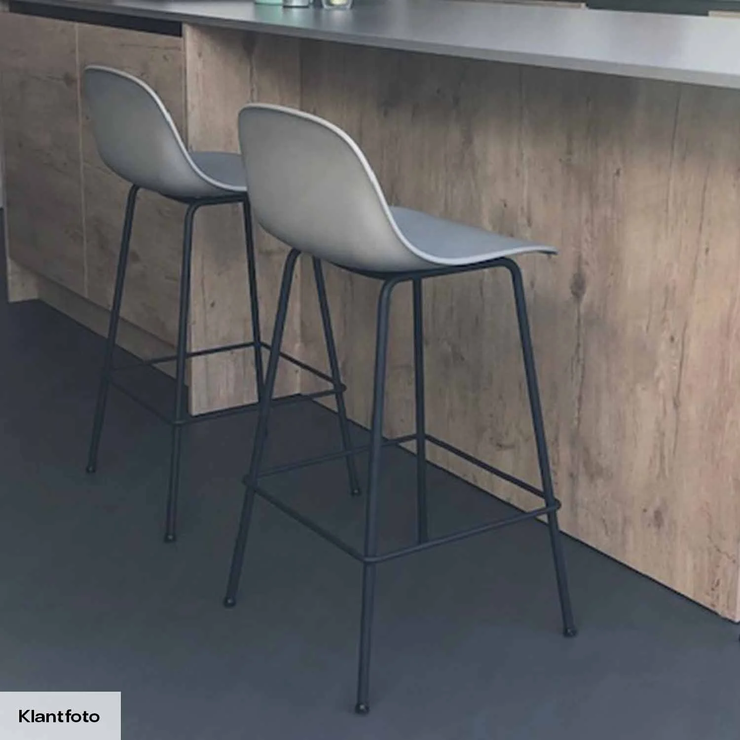Industrial style Metal Bar chair Modern kitchen high chairs restaurant living room bar stool