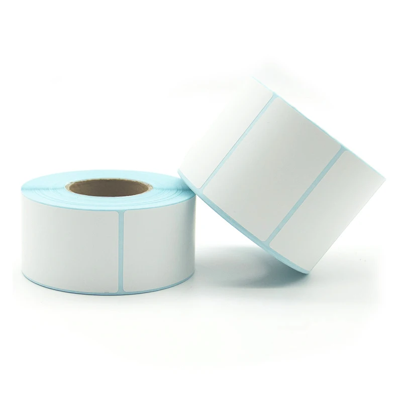 custom barcode label roll sticker self adhesive paper direct thermal label