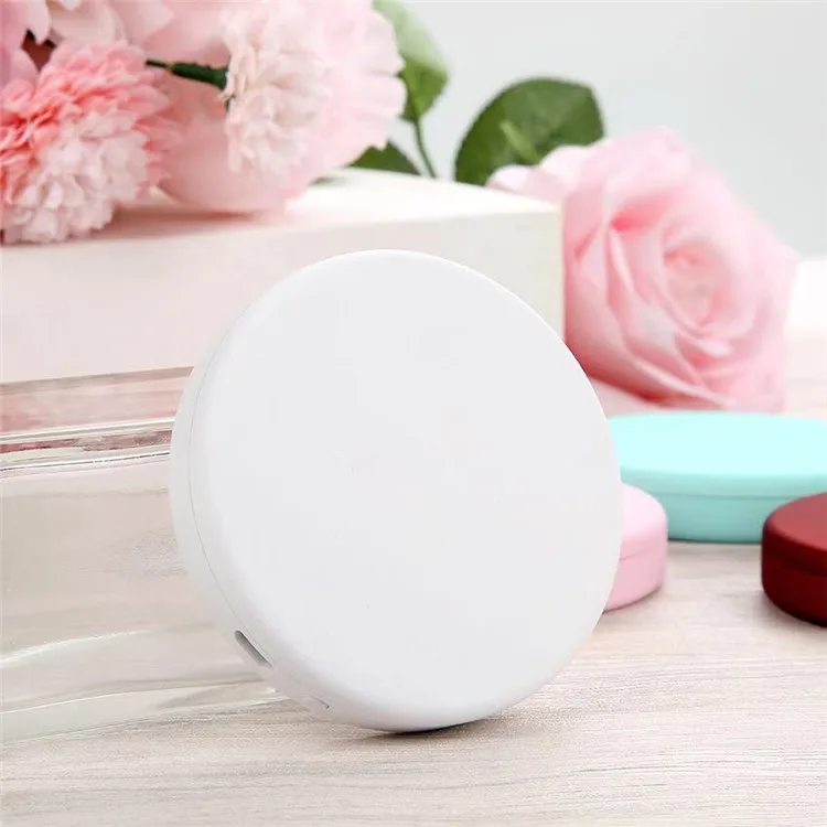 Power Bank Charger Cosmetic Folding Portable Pocket With Led Lights Makeup Tool Women Ladies Lighted Makeup Mirror